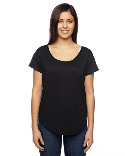 Sample of Alternative 03499MR Ladies' Origin Cotton Modal T-Shirt in BLACK style