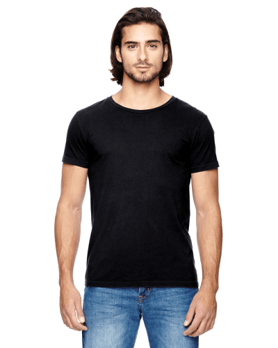 Sample of Alternative 04162C1 Men's Heritage Garment-Dyed T-Shirt in BLACK style