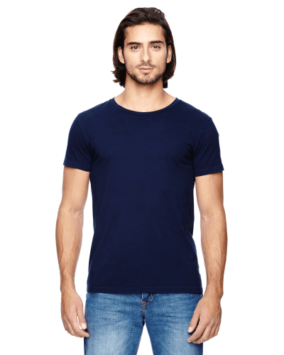 Sample of Alternative 04162C1 Men's Heritage Garment-Dyed T-Shirt in MIDNIGHT style