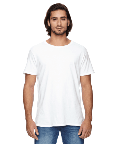 Sample of Alternative 04162C1 Men's Heritage Garment-Dyed T-Shirt in WHITE style