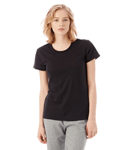 Sample of Alternative 05052BP Ladies' Keepsake Vintage Jersey T-Shirt in BLACK style