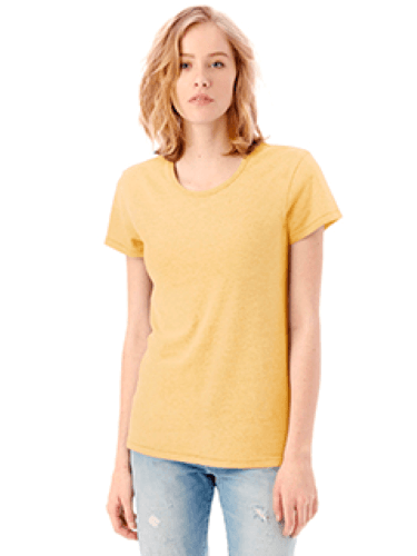 Sample of Alternative 05052BP Ladies' Keepsake Vintage Jersey T-Shirt in MAIZE style