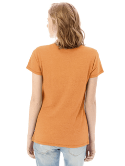 Sample of Alternative 05052BP Ladies' Keepsake Vintage Jersey T-Shirt in SOUTHERN ORANGE from side back