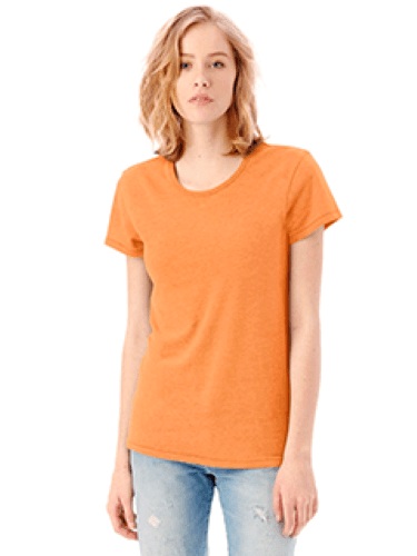 Sample of Alternative 05052BP Ladies' Keepsake Vintage Jersey T-Shirt in SOUTHERN ORANGE style