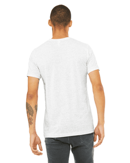 Sample of Canvas 3001 - Unisex Jersey Short-Sleeve T-Shirt in ASH from side back