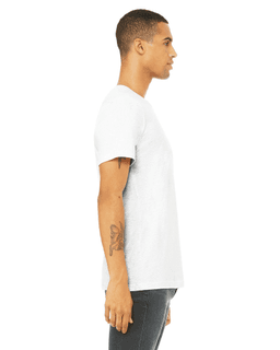 Sample of Canvas 3001 - Unisex Jersey Short-Sleeve T-Shirt in ASH from side sleeveleft