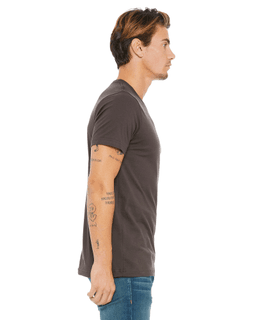 Sample of Canvas 3001 - Unisex Jersey Short-Sleeve T-Shirt in BROWN from side sleeveleft