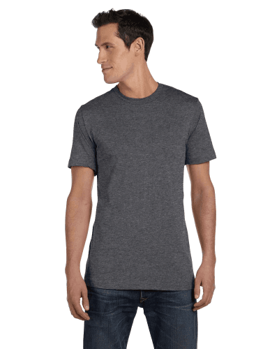 Sample of Canvas 3001 - Unisex Jersey Short-Sleeve T-Shirt in DEEP HEATHER style