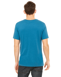 Sample of Canvas 3001 - Unisex Jersey Short-Sleeve T-Shirt in DEEP TEAL from side back