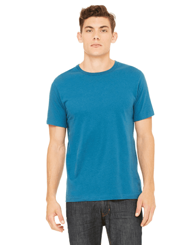 Sample of Canvas 3001 - Unisex Jersey Short-Sleeve T-Shirt in DEEP TEAL style