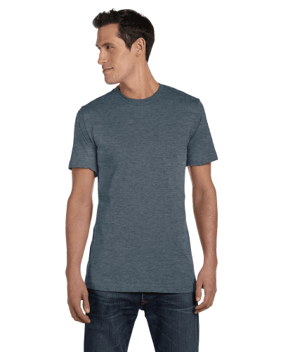 Sample of Canvas 3001 - Unisex Jersey Short-Sleeve T-Shirt in HEATHER SLATE style