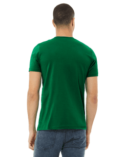 Sample of Canvas 3001 - Unisex Jersey Short-Sleeve T-Shirt in KELLY from side back