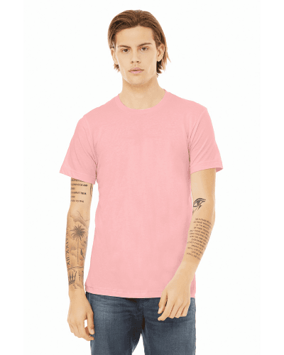 Sample of Canvas 3001 - Unisex Jersey Short-Sleeve T-Shirt in PINK style