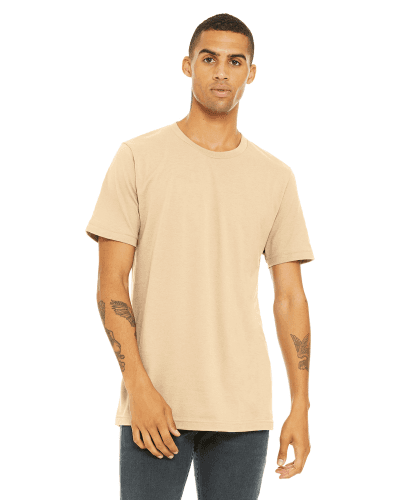 Sample of Canvas 3001 - Unisex Jersey Short-Sleeve T-Shirt in SOFT CREAM style