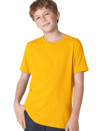 Sample of Next Level 3310 - Boy's Cotton Crew in GOLD style