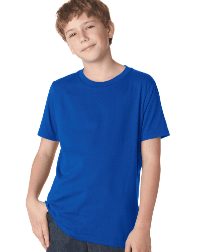 Sample of Next Level 3310 - Boy's Cotton Crew in ROYAL style