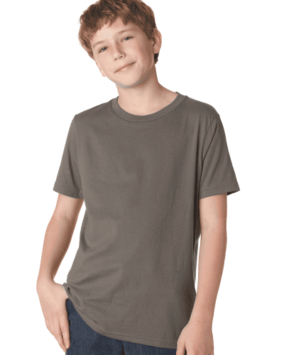 Sample of Next Level 3310 - Boy's Cotton Crew in WARM GRAY style