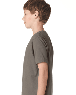 Sample of Next Level 3310 - Boy's Cotton Crew in WARM GRAY from side sleeveleft