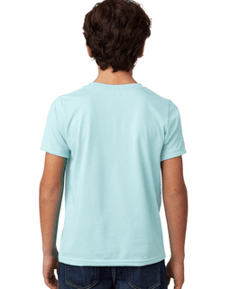 Sample of Next Level 3312 - Youth CVC Crew in ICE BLUE from side back