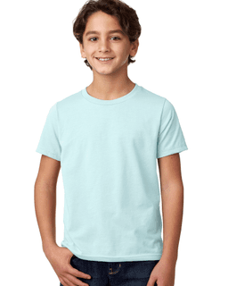 Sample of Next Level 3312 - Youth CVC Crew in ICE BLUE from side front