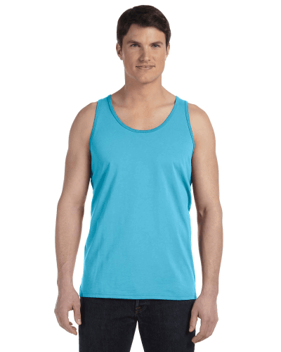 Sample of Bella+Canvas 3480 - Unisex Jersey Tank in AQUA TRIBLEND style