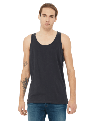 Sample of Bella+Canvas 3480 - Unisex Jersey Tank in DARK GREY style