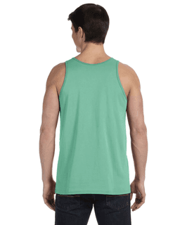 Sample of Bella+Canvas 3480 - Unisex Jersey Tank in GREEN TRIBLEND from side back