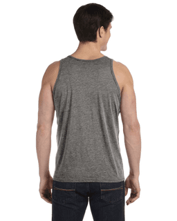 Sample of Bella+Canvas 3480 - Unisex Jersey Tank in GREY TRIBLEND from side back