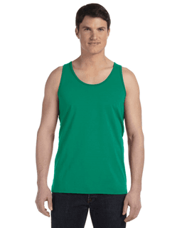 Sample of Bella+Canvas 3480 - Unisex Jersey Tank in KELLY from side front