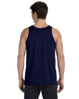 Sample of Bella+Canvas 3480 - Unisex Jersey Tank in NAVY from side back