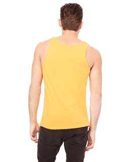 Sample of Bella+Canvas 3480 - Unisex Jersey Tank in NEON ORANGE from side back