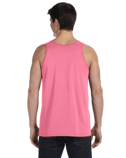 Sample of Bella+Canvas 3480 - Unisex Jersey Tank in NEON PINK from side back