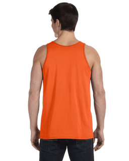 Sample of Bella+Canvas 3480 - Unisex Jersey Tank in ORANGE from side back