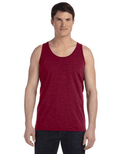 Sample of Bella+Canvas 3480 - Unisex Jersey Tank in RED TRIBLEND style