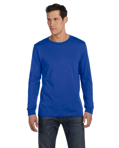 Sample of Canvas 3501 - Unisex Jersey Long-Sleeve T-Shirt in TRUE ROYAL style