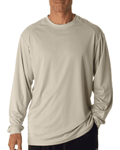 Sample of Badger 4104 - Adult B-Core Long-Sleeve Performance T-Shirt in SAND style