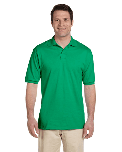 Sample of Jerzees 437 - Adult 5.6 oz. SpotShield Jersey Polo in KELLY style