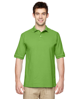 Sample of Jerzees 437 - Adult 5.6 oz. SpotShield Jersey Polo in KIWI from side front