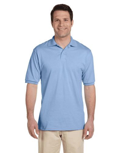 Sample of Jerzees 437 - Adult 5.6 oz. SpotShield Jersey Polo in LIGHT BLUE style