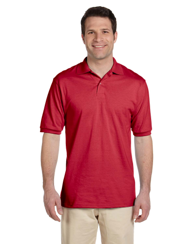 Sample of Jerzees 437 - Adult 5.6 oz. SpotShield Jersey Polo in TRUE RED style