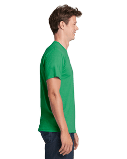 Sample of Next Level 6010 - Men's Triblend Crew in ENVY from side sleeveleft