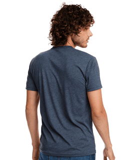 Sample of Next Level 6010 - Men's Triblend Crew in INDIGO from side back