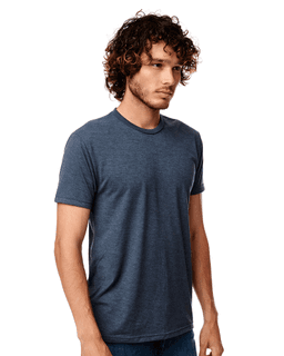 Sample of Next Level 6010 - Men's Triblend Crew in INDIGO from side sleeveleft