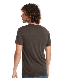 Sample of Next Level 6010 - Men's Triblend Crew in MACCHIATO from side back