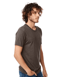 Sample of Next Level 6010 - Men's Triblend Crew in MACCHIATO from side sleeveleft