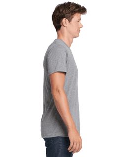 Sample of Next Level 6010 - Men's Triblend Crew in PREMIUM HEATHER from side sleeveleft