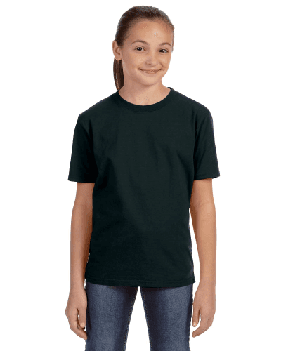 Sample of Anvil 780B Youth Midweight T-Shirt in BLACK style