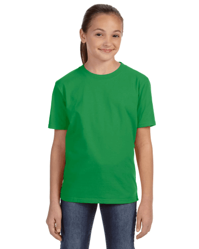 Sample of Anvil 780B Youth Midweight T-Shirt in GREEN APPLE style