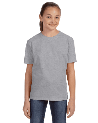 Sample of Anvil 780B Youth Midweight T-Shirt in HEATHER GREY style