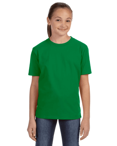 Sample of Anvil 780B Youth Midweight T-Shirt in KELLY GREEN style